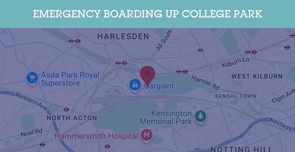 Emergency Boarding Up Services in College Park - NW10